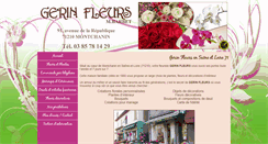 Desktop Screenshot of gerin-fleurs.com