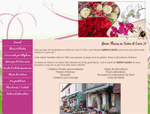 Tablet Screenshot of gerin-fleurs.com